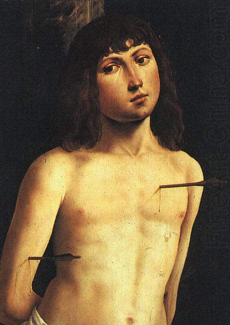 Saint Sebastian, Lorenzo  Costa